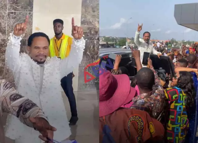 Prophet Odumeje’s Triumphant Return After London Meeting (Photos, Video) Prophet Odumeje's Triumphant Return After London Meeting (Photos, Video))