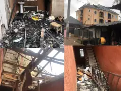 Family Whose Baby Vomited Nail Escapes From Fire Incident In Imo (Photos) Family Whose Baby Vomited Nail Escapes From Fire Incident In Imo (Photos)