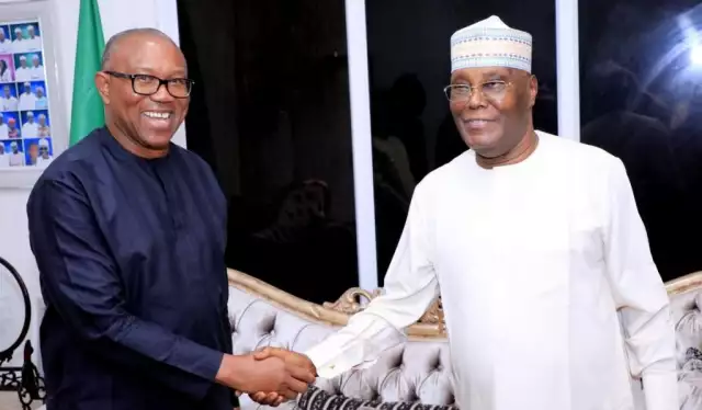 Atiku, Obi Meet For The First Time After 2023 Election "It is To Rescue Nigeria" – Labour Party Reacts To Peter Obi, Atiku, Saraki, Lamido’s Meeting