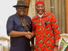 ABN TV Boss Okali Greets Deputy Speaker, Benjamin Kalu At 53 ABN TV Boss Okali Greets Deputy Speaker, Benjamin Kalu At 53
