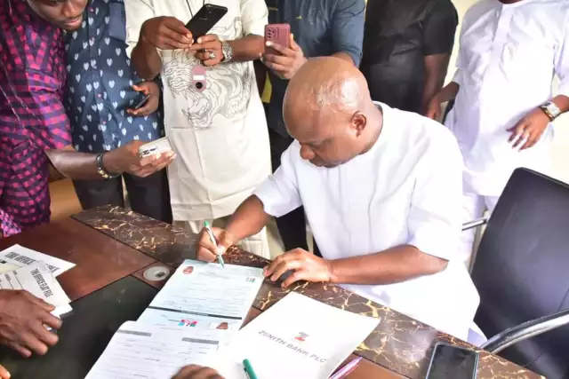 Former Abia Speaker Chinedum Orji Joins APC Former Abia Speaker Chinedum Orji Joins APC
