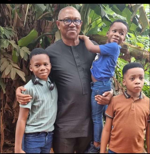 Peter Obi Pays Condolence Visit To Family Of Late Nollywood Actor, Junior Pope (Photos)