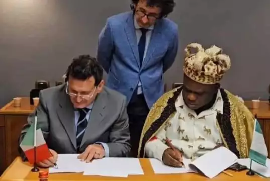 King Apostle Chibuzor Signs Multi-Million Dollar Investment Deals In Italy, Set To Transform Abia King Apostle Chibuzor Signs Multi-Million Dollar Investment Deals In Italy, Set To Transform Abia