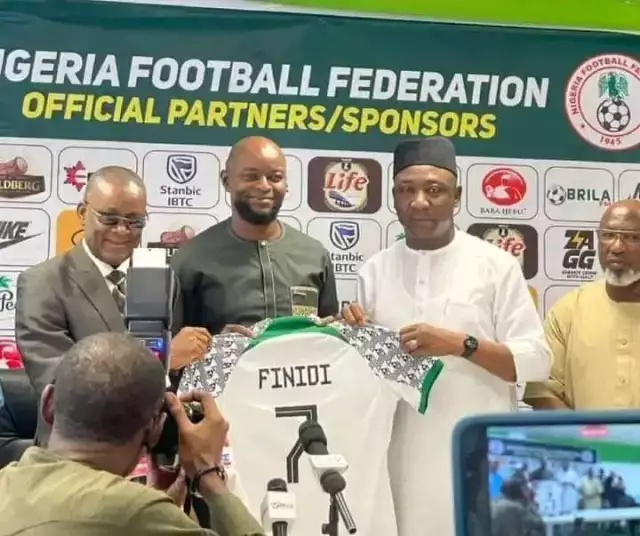 Finidi Unveiled As Super Eagles Head Coach Finidi Unveiled As Super Eagles Head Coach