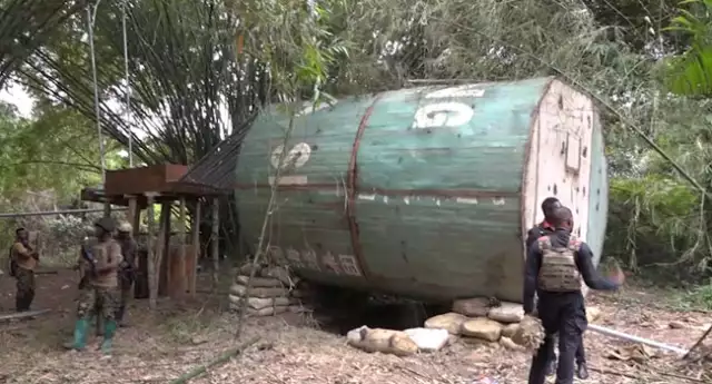 How JTF Destroyed 40 Illegal Refining Sites In Abia