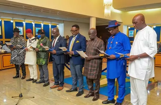 Gov. Fubara Swears In Eight New Commissioners