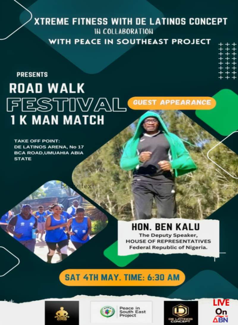 Deputy Speaker, Benjamin Kalu To Participate In Abia Road Walk Festival