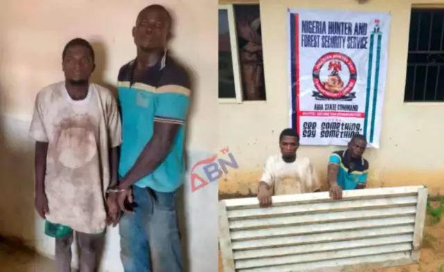 Abia Hunters Nab Suspected Pipeline Vandals (Photos) Abia Hunters Nab Suspected Pipeline Vandals (Photos)