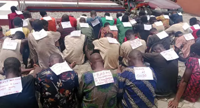 Amotekun Nabs 48 Crime Suspects In Ondo