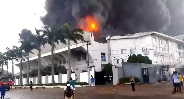 After Fire Outbreak, Lagos Govt Considers Demolition Of Christ Embassy As Oyakhilome Vows To Build Bigger Church