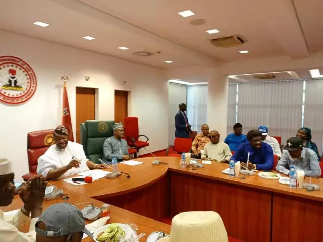 NASS Leadership Holds Emergency Meeting With Labour To Prevent Nationwide Strike NASS Leadership Holds Emergency Meeting With Labour To Prevent Nationwide Strike