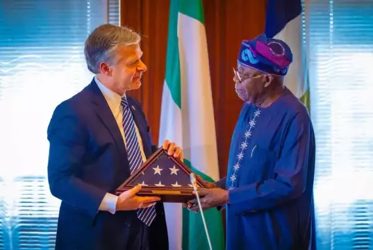 Tinubu Meets FBI Director, Calls For Stronger Collaboration To Fight Cybercrime, Terrorism (Photos) Tinubu Meets FBI Director, Calls For Stronger Collaboration To Fight Cybercrime, Terrorism (Photos)