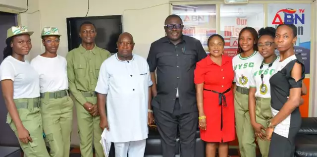 NYSC Officials Visit ABN TV, Commend Organization’s Commitment To Corp Members’ Welfare (Photos) NYSC Officials Visit ABN TV, Commend Organization's Commitment To Corp Members' Welfare (Photos)