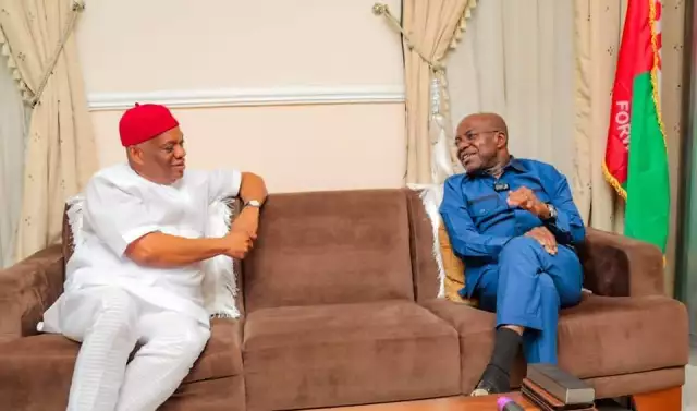 Senator Orji Kalu Meets With Abia State Governor, Alex Otti (PHOTOS) Senator Orji Kalu Meets With Abia State Governor, Alex Otti (PHOTOS)