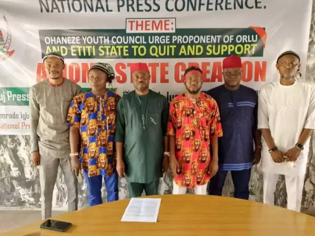 Igbo Youths Call For Creation Of Anioma State, Instead Of Orlu, Etiti Igbo Youths Call For Creation Of Anioma State, Instead Of Orlu, Etiti
