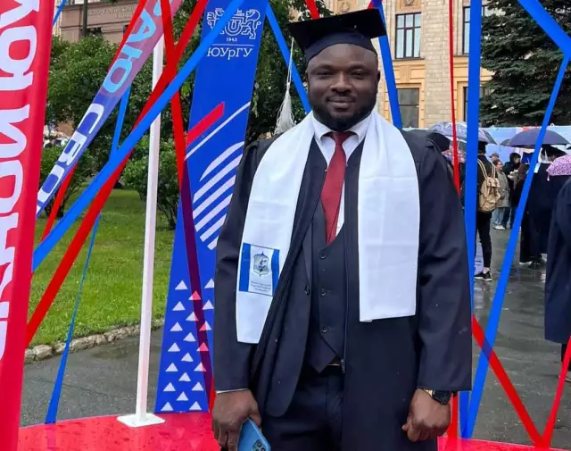 29-Year-Old Moses Maduka Becomes First Nigerian To Excel In Mechatronics, Robotics From Russian University (Photos, Video) 29-Year-Old Moses Maduka Becomes First Nigerian To Excel In Mechatronics, Robotics From Russian University (Photos)