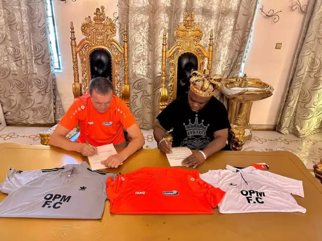 Historic Partnership Formed Between Omega Power Ministry, Dembava FK Lithuania (Photos) Historic Partnership Formed Between Omega Power Ministry, Dembava FK Lithuania (Photos)