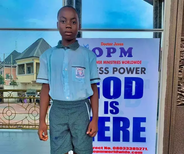 OPM’s King Apostle Chibuzor Saves Abandoned Boy, Offers Him New Lease On Life OPM's King Apostle Chibuzor Saves Abandoned Boy, Offers Him New Lease On Life