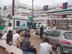 Staff Of Defence Ministry Abuja Protest Over Alleged Brutalisation