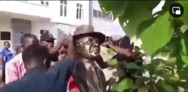 Angry Youths Pull Down Wike’s Statue In Rivers