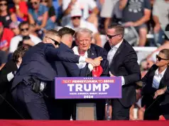 Gunshots Reportedly Fired At Donald Trump Rally As Ex-president Rushed Off Stage (Photos, Video) Gunshots Reportedly Fired At Donald Trump Rally As Ex-president Rushed Off Stage (Photos, Video)