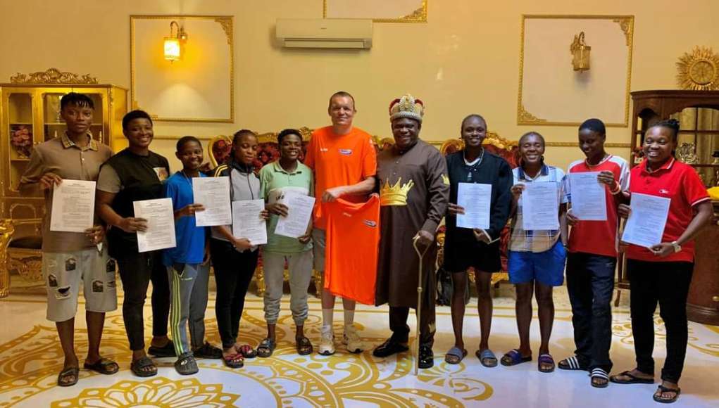 8 Nigerian Female Footballers Sign With Dembava FK Lithuania (Photos)