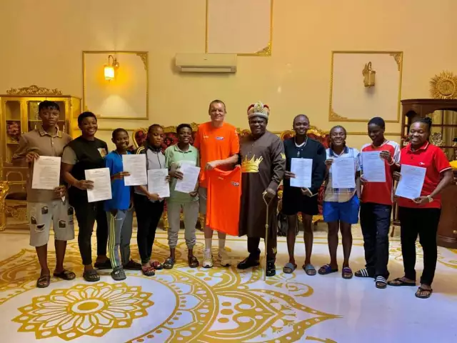 8 Nigerian Female Footballers Sign With Dembava FK Lithuania (Photos) 8 Nigerian Female Footballers Sign With Dembava FK Lithuania (Photos)