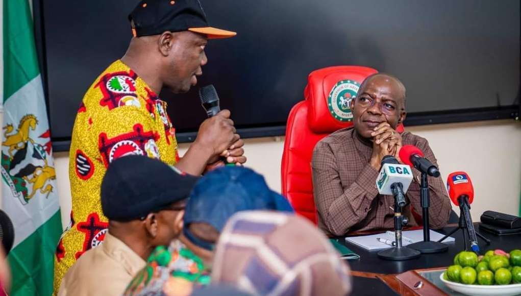 Gov. Otti Meets With Organised Labour, Says "No Federal Funds Received For N35,000 Wage Award"