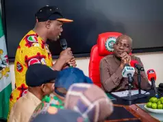 Gov. Otti Meets With Organised Labour, Says “No Federal Funds Received For N35,000 Wage Award” Gov. Otti Meets With Organised Labour, Says "No Federal Funds Received For N35,000 Wage Award"