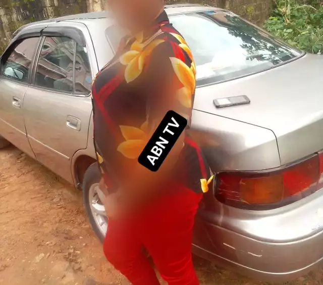 Man Cries Out For Help As Thieves Steal His Toyota Camry In Church In Abia Man Cries Out For Help As Thieves Steal His Toyota Camry In Church In Abia