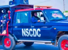 NSCDC Arrests Suspected Railway Sleeper Vandals In Bauchi NSCDC Arrests Suspected Railway Sleeper Vandals In Bauchi