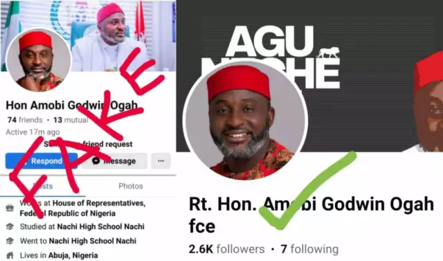 Fraudulent Facebook Account Alert: Hon. Ogah Warns Public Fraudulent Facebook Account Alert: Hon. Ogah Warns Public