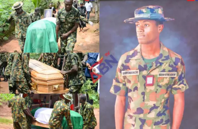 Tears As 20-Year-Old Cadet Officer Who Died Mysteriously In Hotel Pool In Abia Laid To Rest (Photos, Video) Tears As 20-Year-Old Cadet Officer Who Died Mysteriously In Hotel Pool In Abia Laid To Rest (Photos)