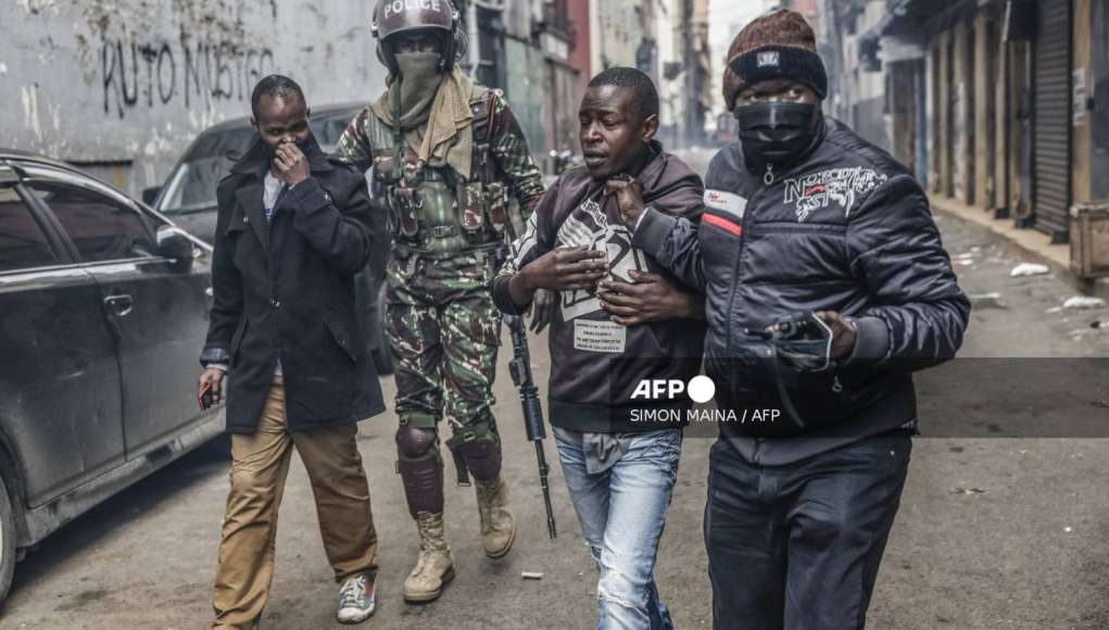 Kenya Police Fire Tear Gas At Protesters