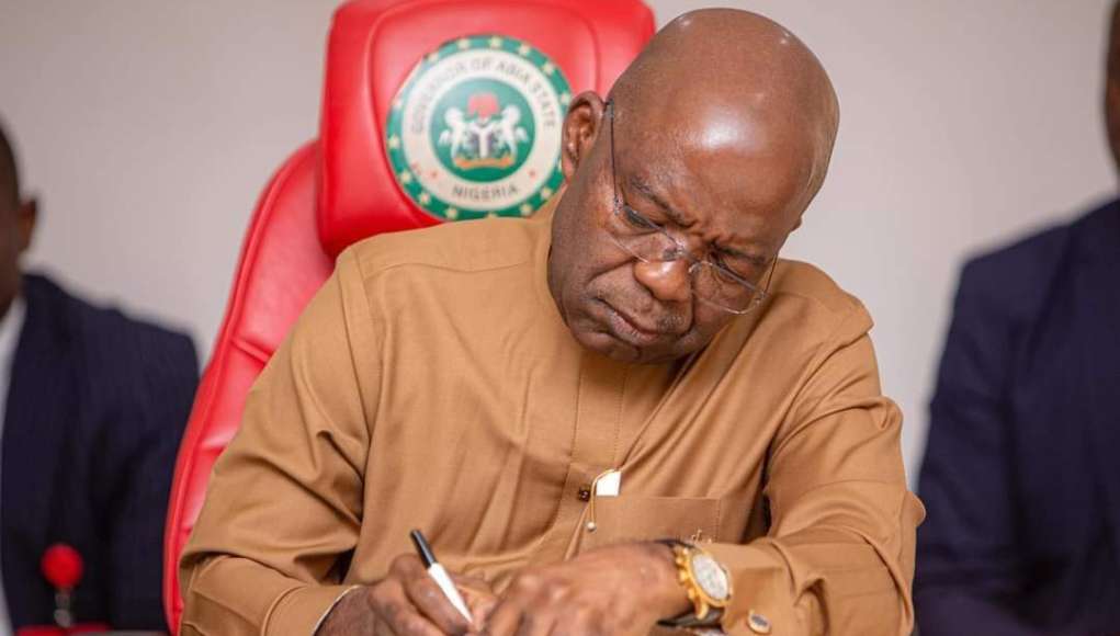 Abia Governor, Otti Reshuffles Cabinet (FULL LIST)