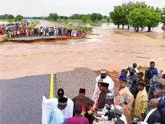 Flood Cuts Off Kano-Maiduguri Expressway Flood Cuts Off Kano-Maiduguri Expressway