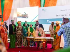 Nigeria’s First Ladies Unite Against Gender-Based Violence (Photos) Nigeria's First Ladies Unite Against Gender-Based Violence (Photos)