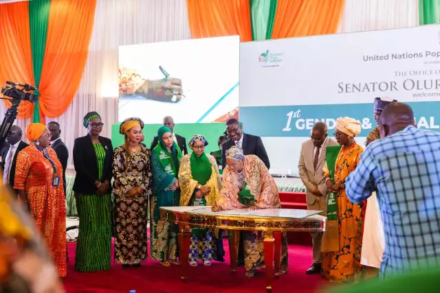 Nigeria’s First Ladies Unite Against Gender-Based Violence (Photos) Nigeria's First Ladies Unite Against Gender-Based Violence (Photos)
