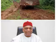 Jubilation As Sen Kalu Begins Construction Of Long-Abandoned Ndi–Orieke Ohafia Road Jubilation As Sen Kalu Begins Construction Of Long-Abandoned Ndi–Orieke Ohafia Road