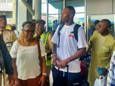 Nigerian-Born UFC Star Israel Adesanya Arrives In Lagos Nigerian-Born UFC Star Israel Adesanya Arrives In Lagos