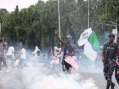 Again, Police Fire Teargas At FCT Protesters In Berger Roundabout