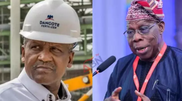 Cabals In Nigeria Frustrating Dangote Refinery – Ex-President Obasanjo Cabals In Nigeria Frustrating Dangote Refinery – Ex-President Obasanjo