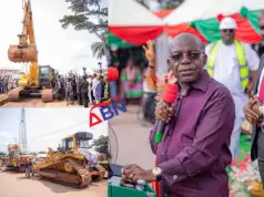 Gov. Otti Flags Off Reconstruction Of Ohafia-Arochukwu Highway, Pledges To Break Jinx Of Neglect (Photos)