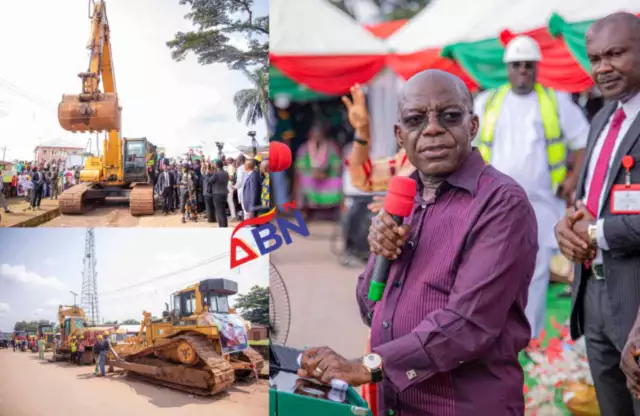 Gov. Otti Flags Off Reconstruction Of Ohafia-Arochukwu Highway, Pledges To Break Jinx Of Neglect (Photos)