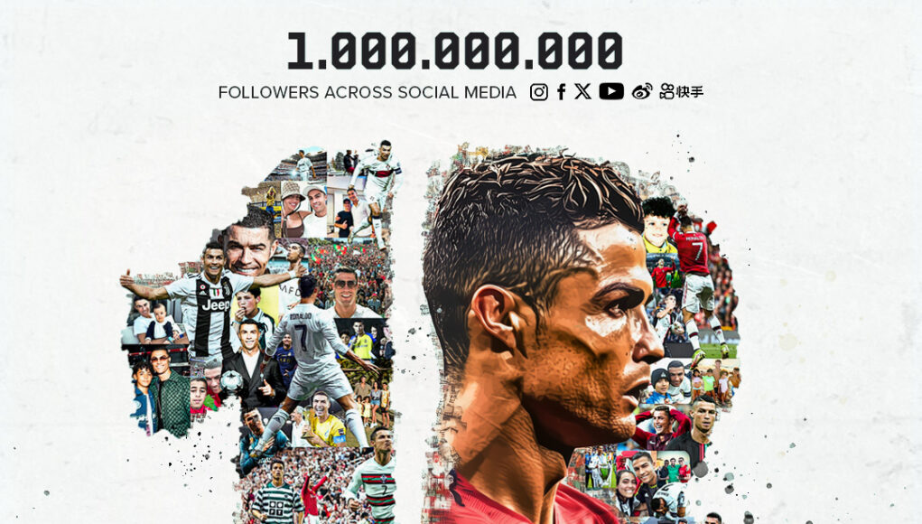 Cristiano Ronaldo Breaks Social Media Records With One Billion Followers