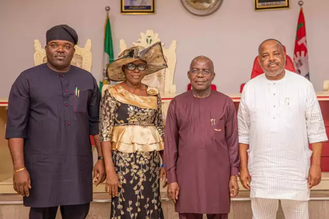 Abia New Agric Commissioner, Auditor General Sworn-in (Photos) Abia New Agric Commissioner, Auditor General Sworn-in (Photos)
