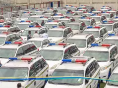 Gov. Fubara Donates 100 Operational Vehicles To Police