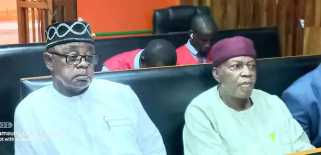 EFCC Arraigns Ex-Taraba Governor Ishaku, Perm Sec For Alleged N27b Fraud EFCC Arraigns Ex-Taraba Governor Ishaku, Perm Sec For Alleged N27b Fraud