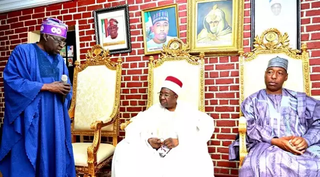 Tinubu In Maiduguri, Assures Flood Victims Of Government Support