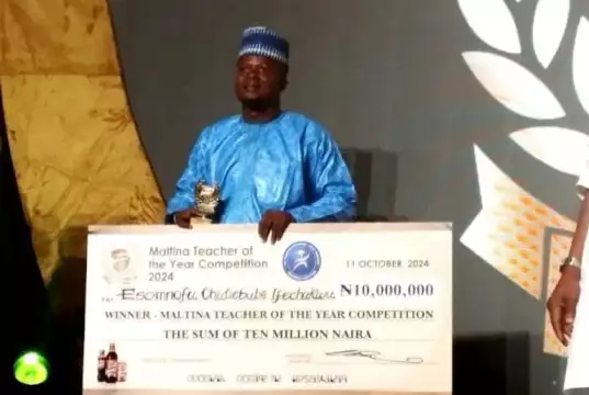 Nasarawa Teacher, lfechukwu Emerges Winner Of Maltina Teacher Of The Year, Gets N10m